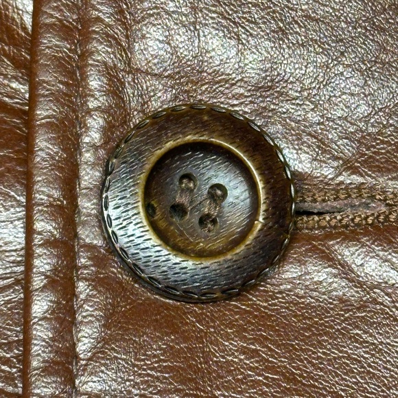 Vintage Leather Jacket - Brown - Men’s - Large - 44 Long - Picture 6 of 7